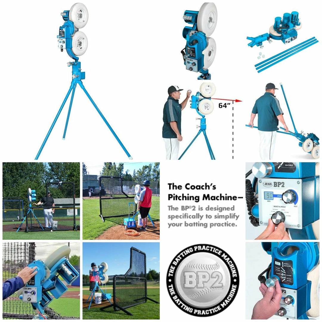 Best deal 😍 The JUGS BP2 ⚾ Baseball Pitching Machines ✔️ 6 The JUGS BP2 Baseball Pitching Machines