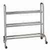 3-Tier Or 4-Tier Ball Rack With Casters By Gared Sports Basketball Equipment
