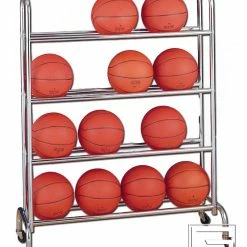Flash Sale ๐ฅฐ 3-Tier Or 4-Tier Ball Rack With Casters By Gared Sports ๐ Basketball Equipment โค๏ธ 7 3-Tier Or 4-Tier Ball Rack With Casters By Gared Sports Basketball Equipment