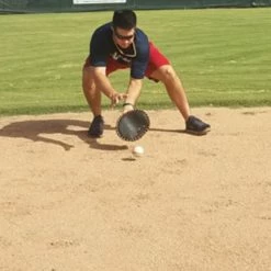 Baseball Equipment Pancake-Style Infield Training Glove By Muhl Tech