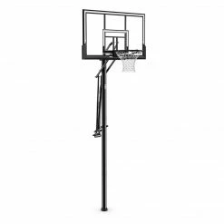 Spalding Accuglide Lift In-Ground Hoop With 52-Inch Acrylic Backboard Basketball Equipment