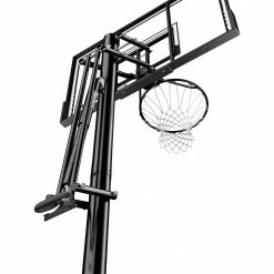 Spalding Accuglide Lift In-Ground Hoop With 52-Inch Acrylic Backboard Basketball Equipment