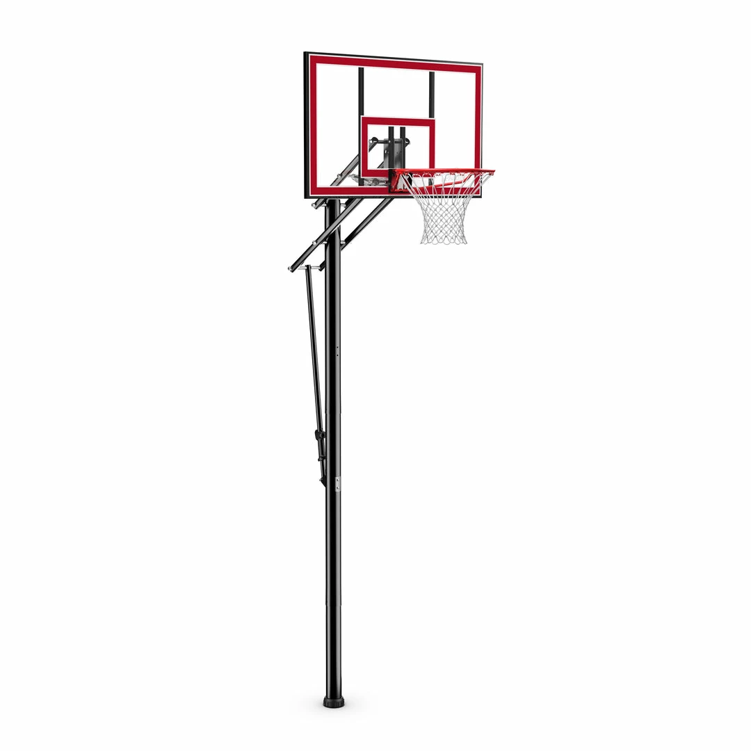 Best Sale ✨ Spalding Pro-Glide Lite In-Ground Hoop With 44-Inch Polycarbonate Backboard 😍 4 Spalding Pro-Glide Lite In-Ground Hoop With 44-Inch Polycarbonate Backboard