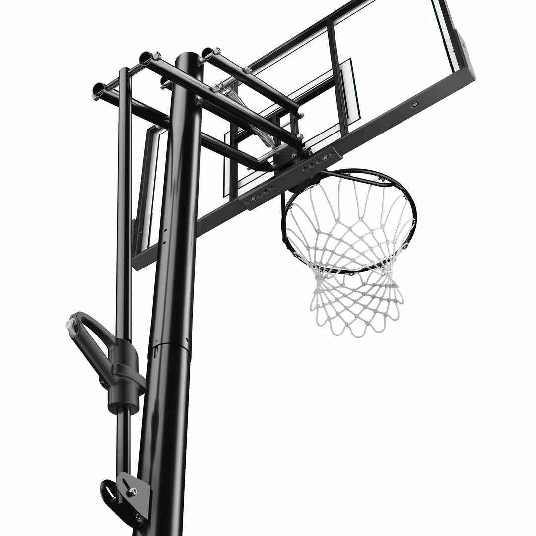 Cheapest 🎉 Spalding Pro Glide Advance In-Ground Hoop With 52-Inch Acrylic Backboard 🏀 Basketball Equipment 🎉 8 Spalding Pro Glide Advance In-Ground Hoop With 52-Inch Acrylic Backboard Basketball Equipment