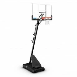 Best Sale π Spalding 50" Backboards Exactaheight NCAA Portable Hoop With 50-Inch Acrylic Backboard π₯° 12 Spalding 50