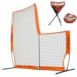 Nets & Screens The 'MVP' Portable 7'x7' L-Screen By Champro Sports