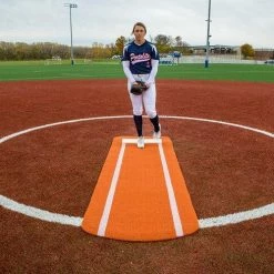 Non-Slip 10'x3' Pro Spiked Mat With Lane Stripes By Portolite