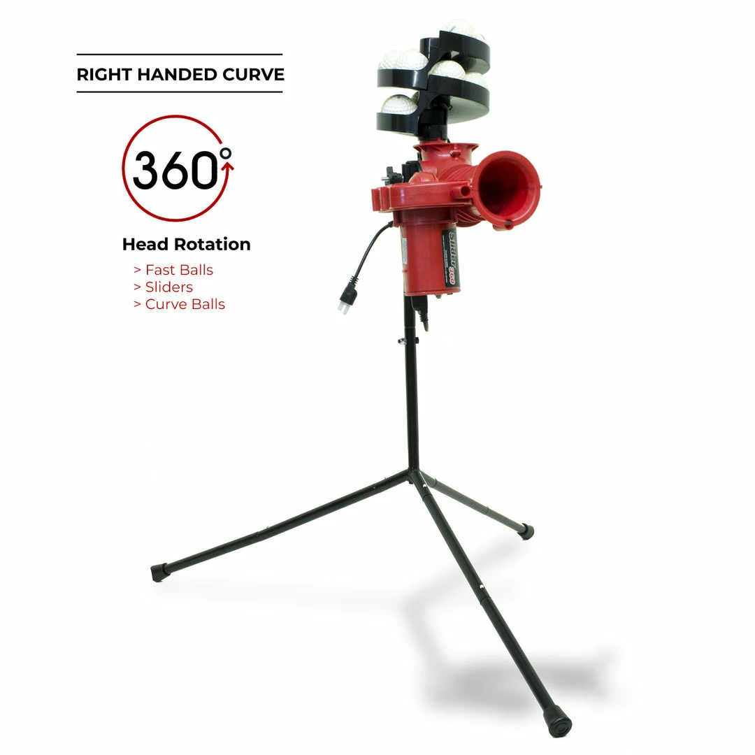 Outlet 👍 Slider Lite 360 ⚾ Baseball Machine By Heater Sports ⭐ 6 Slider Lite 360 Baseball Machine By Heater Sports