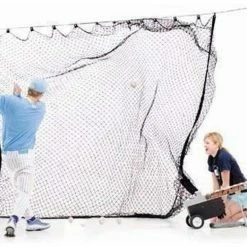 Nets & Screens The 'Zip Net' Indoor Use Hitting Net By Athlonic