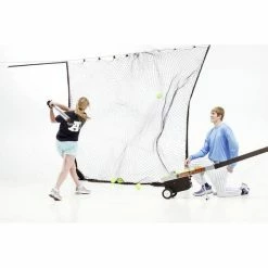 Nets & Screens The 'Zip Net' Indoor Use Hitting Net By Athlonic