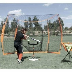 Nets & Screens Portable 12'x8' Hitting Station By Bownet Sports