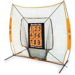 Portable 7'x7' Soft Toss X Practice Net By Bownet Sports Nets & Screens