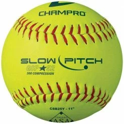 ASA Approved .52 Slow Pitch Softballs By Champro Sports