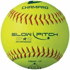 ASA Approved .52 Slow Pitch Softballs By Champro Sports