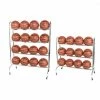 12 Ball Capacity Basketball Rack With Casters By Champro