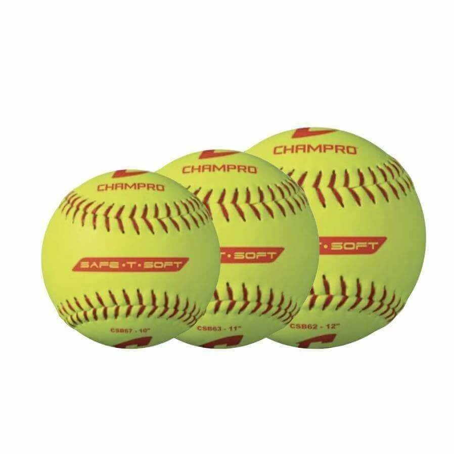 Brand new π Champro Safe-T-Soft π₯ Softballs (1 Dozen) π 3 Champro Safe-T-Soft Softballs (1 Dozen)