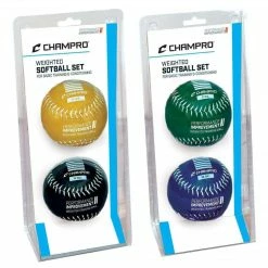 Baseball Equipment Weighted Training Softball Set By Champro