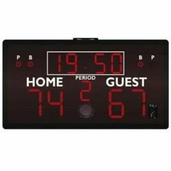 First Team Basketball Equipment Portable Scoreboards With 9-Inch By 6-Inch Digits