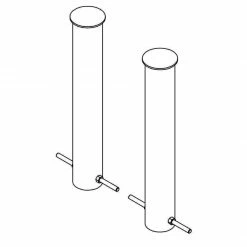 Gared Sports Pickleball Equipment Pickleball Ground Sleeve Kit