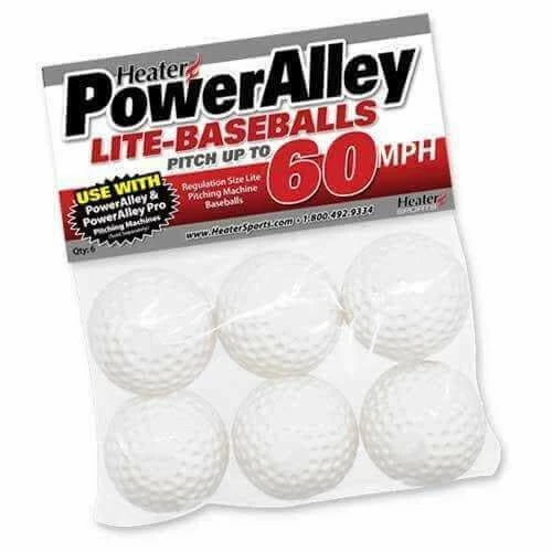 Promo π Heater PowerAlley 60 MPH White Lite βΎ Baseballs π 3 Heater PowerAlley 60 MPH White Lite Baseballs