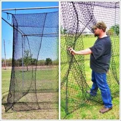 Cimarron Batting Cages #24 Cage Net And 1.5-Inch DIY Corner Kit Practice Package