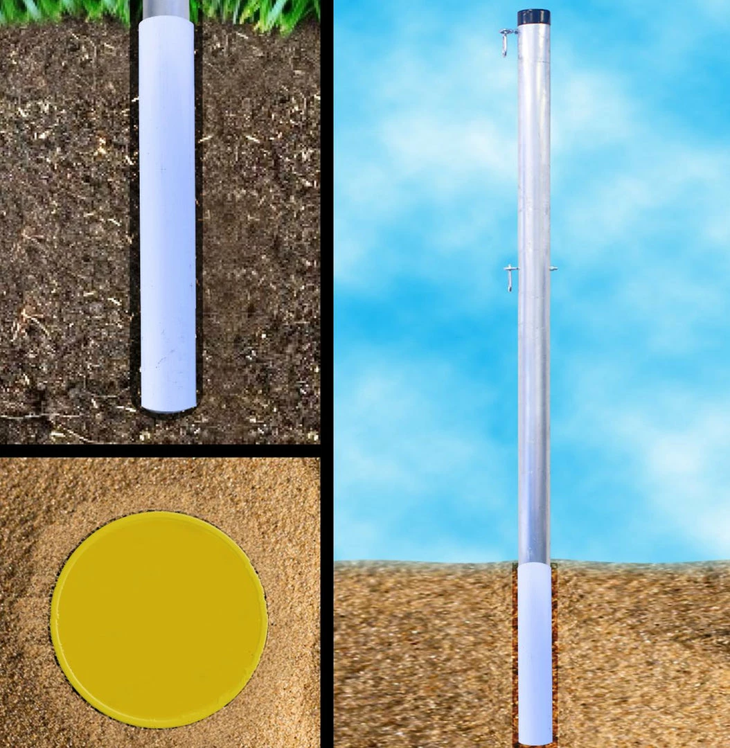 Outlet π Park & Sun Tournament 4000 Sleeve Set Volleyball Court Equipment π 4 Park & Sun Tournament 4000 Sleeve Set Volleyball Court Equipment