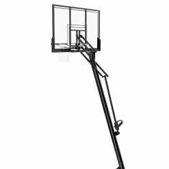 New 😉 Basketball Equipment 52-Inch Acrylic Pro-Glide Portable 🏀 Basketball System By Spalding 🌟 15 Basketball Equipment 52-Inch Acrylic Pro-Glide Portable Basketball System By Spalding