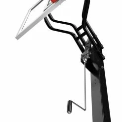 U-Turn In-Ground Hoops With Glass Backboards By Spalding Basketball Equipment