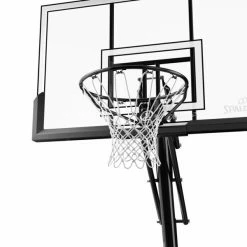 Basketball Equipment 52-Inch Acrylic Pro-Glide Portable Basketball System By Spalding