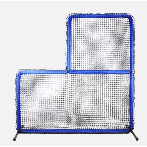 Flash Sale ๐ Nets & Screens The Protector Blue Series 7'x7' Padded L-Screen By JUGS ๐งจ 7 Nets & Screens The Protector Blue Series 7'x7' Padded L-Screen By JUGS