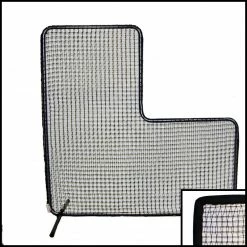 Trigon Sports International ProCage '60 Series' 7-Foot Pitcher's L-Screen With #60 Net Nets & Screens