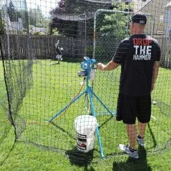 The PS50 Introductory-Level 50MPH Pitching Machine By JUGS Baseball Pitching Machines