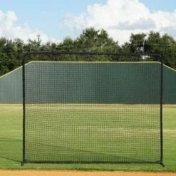 Standard 10'x10' Fielder's Screen With #45 Netting By Muhl Tech Baseball Equipment