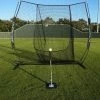 The Backyard Launch Angle Net With Ace Tee By Muhl Tech Baseball Equipment