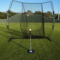 The Backyard Launch Angle Net With Ace Tee By Muhl Tech Baseball Equipment