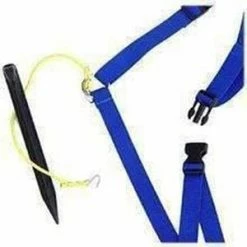 Volleyball Court Equipment Park & Sun 1" Adjustable Web Boundary/Blue
