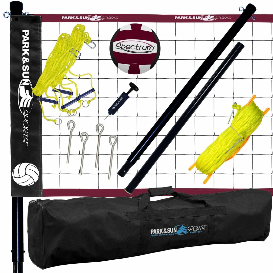 Buy ❤️ Volleyball Equipment The 'Spiker PRO' Volleyball Net System By Park & Sun ✨ 3 Volleyball Equipment The 'Spiker PRO' Volleyball Net System By Park & Sun