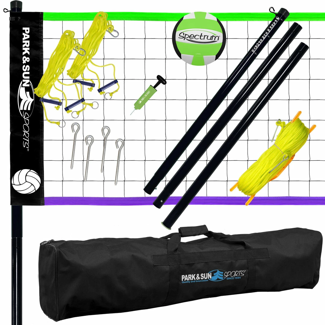 Wholesale 𧨠Volleyball Equipment The 'Spiker SL' Volleyball Net System By Park & Sun π 3 Volleyball Equipment The 'Spiker SL' Volleyball Net System By Park & Sun