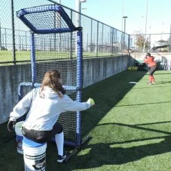 Nets & Screens The Protector Blue Series 7'x4' Short-Toss Screen By JUGS
