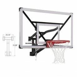 Goalrilla Silverback NXT 54-Inch Wall Mounted Hoop Basketball Equipment