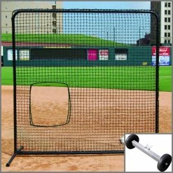 Trigon Sports International ProCage 'Black Series' 7-Foot Softball Pitcher's Screen