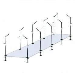 Trigon Sports International ProCage Cantilever Batting Cage Frames