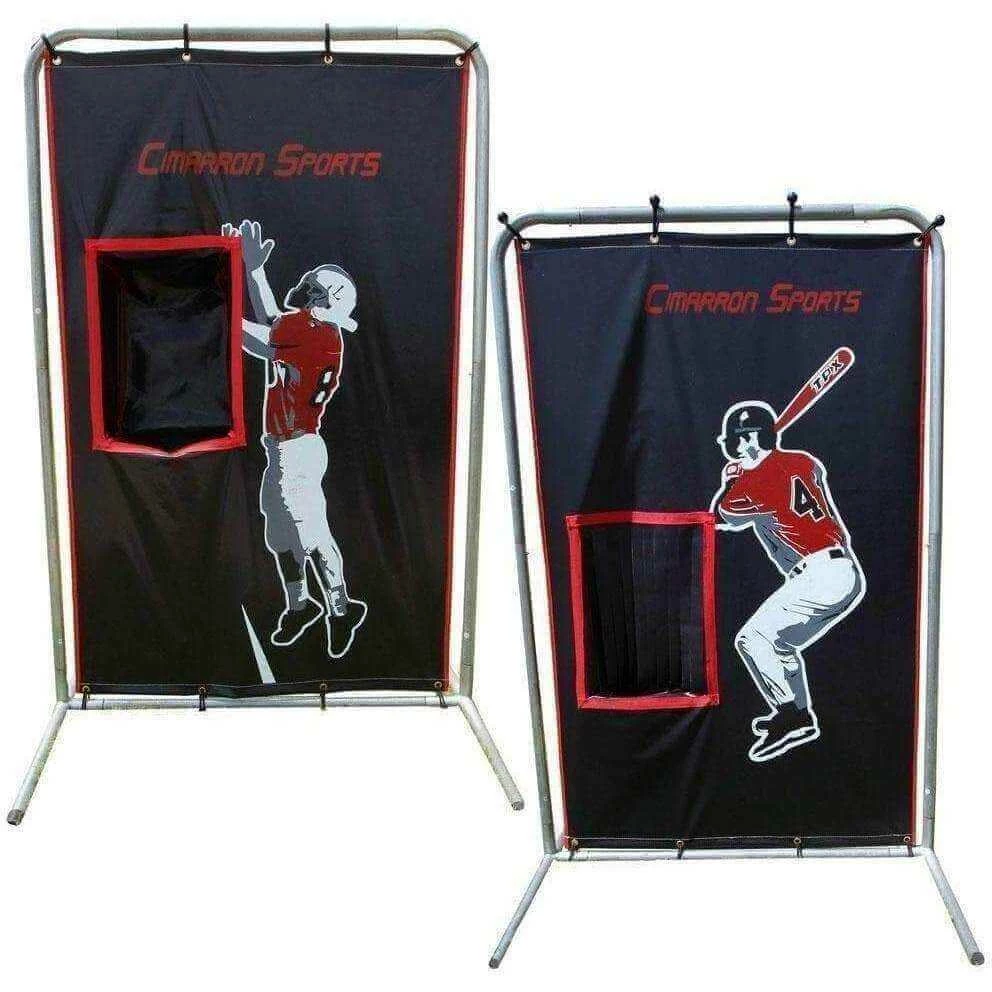 Brand new 👍 Baseball Equipment The '2-Sport Catcher' Vinyl Backstop By Cimarron Sports 😀 4 Baseball Equipment The '2-Sport Catcher' Vinyl Backstop By Cimarron Sports